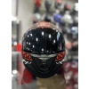 801 Draglax Kırmızı Kapalı Kask Siyah Vizörlü