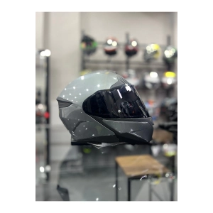 Gullwing Blank Anthracıte Çene Açılır Kask ŞEFFAF VİZÖRLÜ