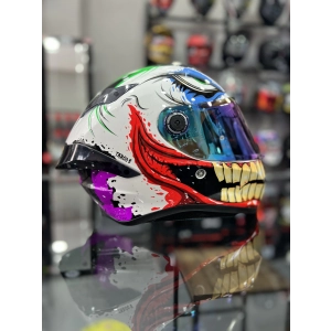 Helmets Targo S Joke İridyum Vİzörlü (Şeffaf Vizör)