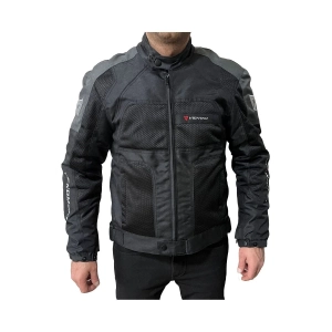 Dynamic 4 Mevsim Siyah Gri Motosiklet Montu