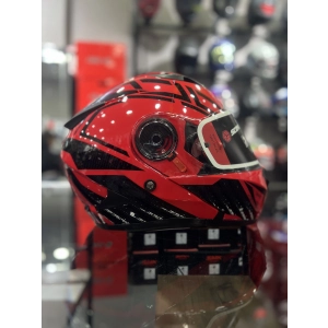 868 AZRAEL KIRMIZI ÇENE AÇILIR KASK