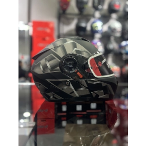 868 SPACE SİYAH ÇENE AÇILIR KASK