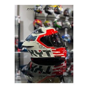 TT-REVO FUSELAGE RED KASK ŞEFFAF VİZÖRLÜ