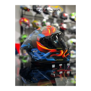 TT-REVO MAGNET MATT KASK ŞEFFAF VİZÖRLÜ