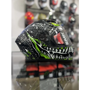 Stellar Yeşil Taoteı Kapalı Kask