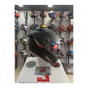 Targo S Mat Siyah Full Face Kapalı Kask