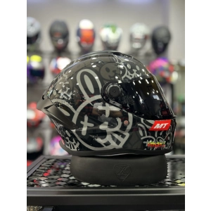 Helmets Stinger Ram F1 Siyah Vizörlü (+1 Şeffaf Vizör)