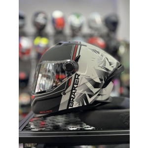 Braker Charm Mat Beyaz Şeffaf (+1 Ayna Vizör)