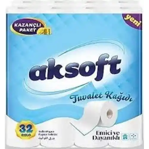 Aksoft Tuvalet Kağıdı 32li 3Lü Avantaj Paket