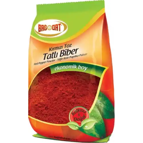 Bağdat Tatlı Kırmızı Biber Eko Poşet 250 Gr