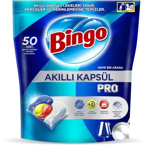 Bingo Bulaşık Kapsülü 50li Pro
