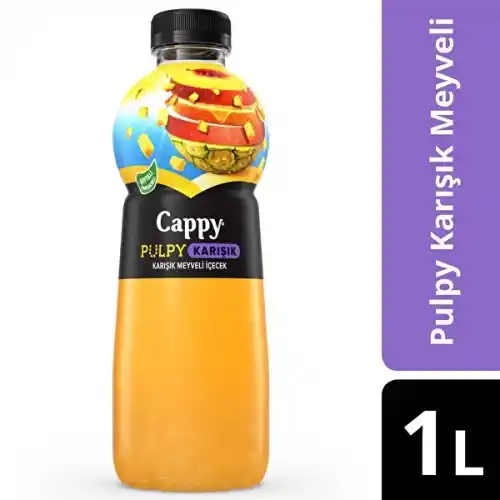 Cappy Meyve Suyu 1 Lt Pulpy Karışık Parcacık