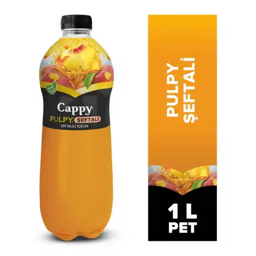 Cappy Meyve Suyu 1 Lt Pulpy Şeftali Parcacık