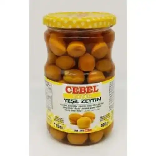 Cebel Yeşil Çizik Zeytin Cam 400 Gr