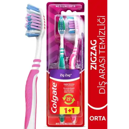 Colgate diş Fırçası Zigzag 1+1