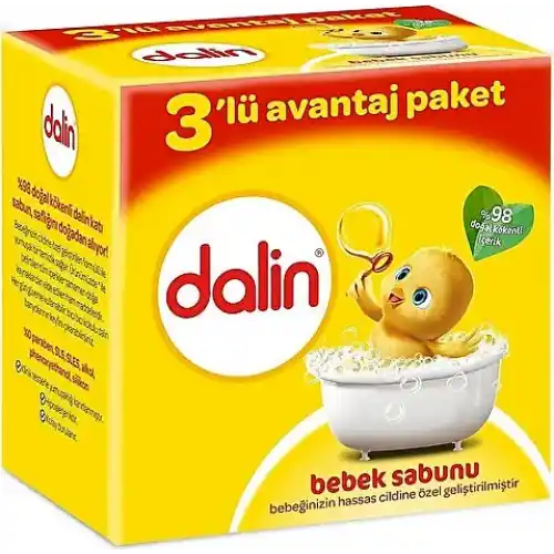 Dalin Dalin Bebe Sabun 100 Gr 3lü Paket