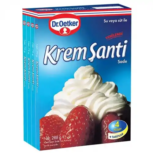 Dr.oetker Krem Şanti 4lü Ekonomik 288 G