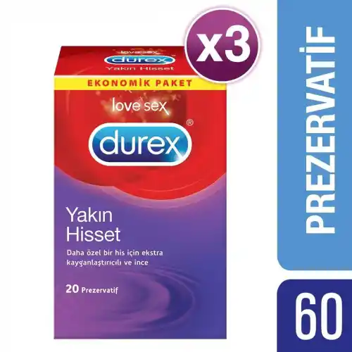 Durex 20li Yakın Hisset Paket 3lü