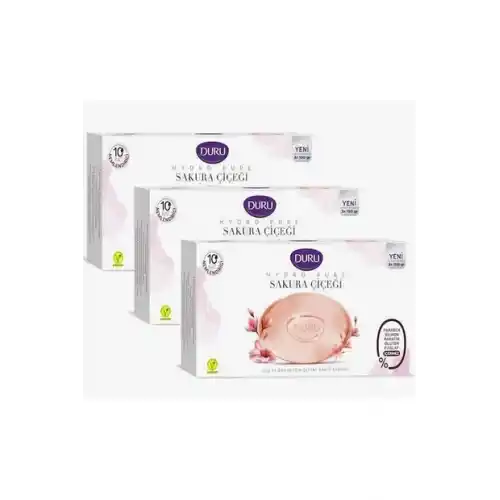 Duru Hydro Pure Sabun Sakura Çiçeği 450gr Paket 3lü