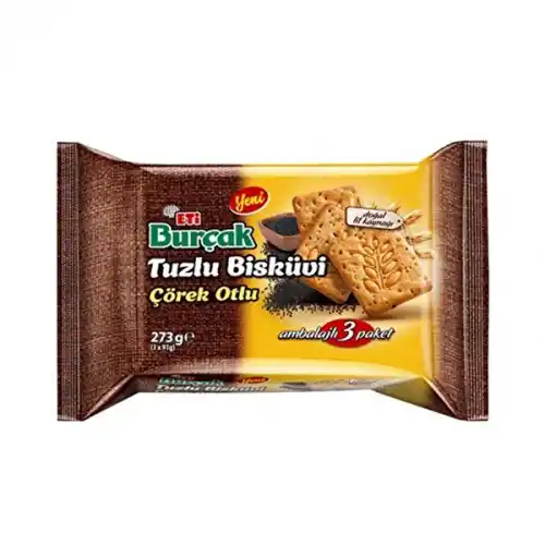 Eti Burçak Tuzlu Çörekotlu 273g