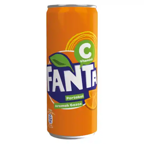 Fanta Portakal 330 Ml Kutu