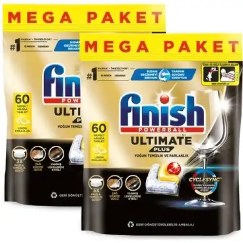 Fınish Ultimate Plus H1a 40lı Paket 3lü (toplam 120adetli)