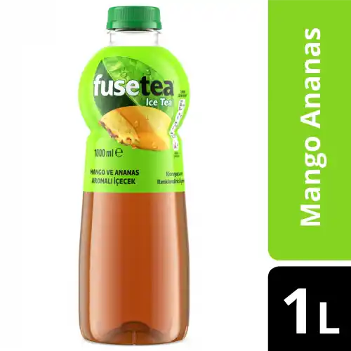 Fuse Tea Soğuk Çay Mango Ananas Aromalı İçecek Pet 1Lt