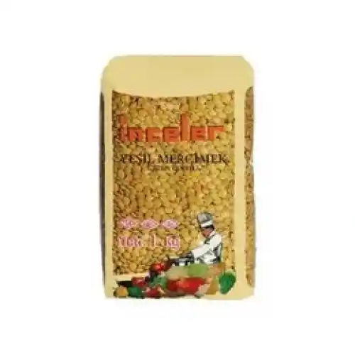 İnceler Yeşil Mercimek 1000gr