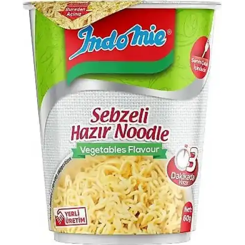 İndo Mie Bardak Sebzeli Noodle 60gr