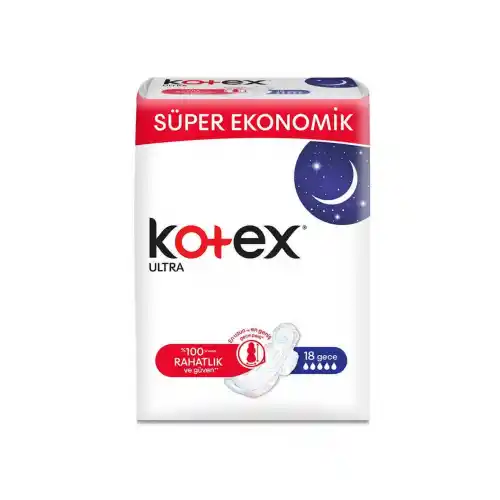 Kotex ULtra Quadro Gece 18li