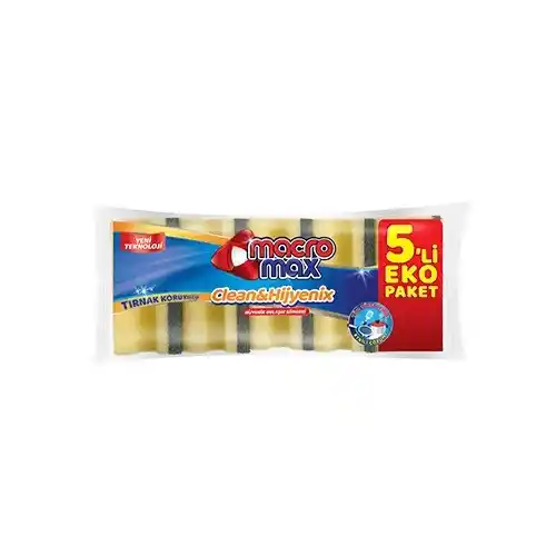 Macro Max Clean & Hijyenik 5li Sünger
