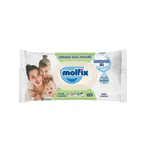 Molfix Ferah Temizliği İzotonik Islak Mendil 60 Adet