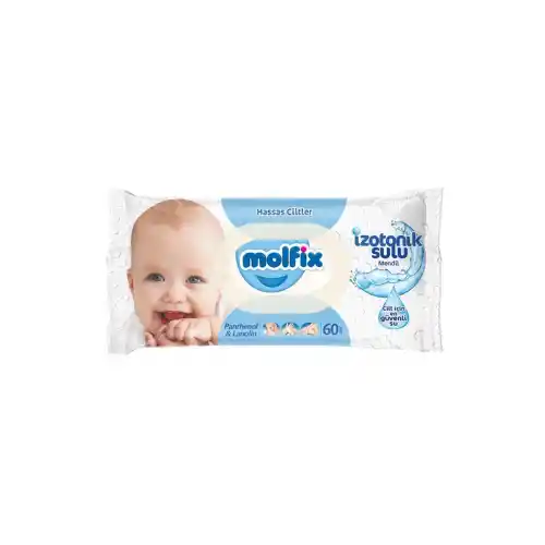 Molfix İzotonik Sulu Islak Mendil 60 Adet