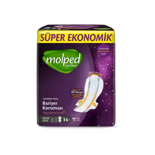 Molped Süper Night Sper Eko Gece 14lü