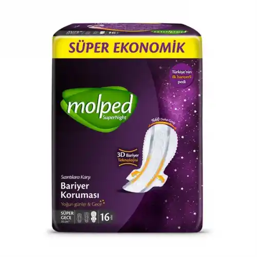 Molped Süpernight Süper Eko Gece 16lı