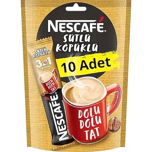 Nescafe 10lu Sütlü Köpüklü