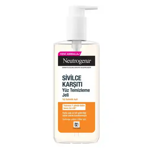 Neutrogena Sivilce Karşıtı Yüz Temizleme Jeli 200 Ml