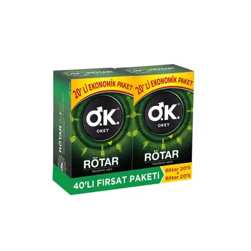 Okey 20li Rötar Paket 2li