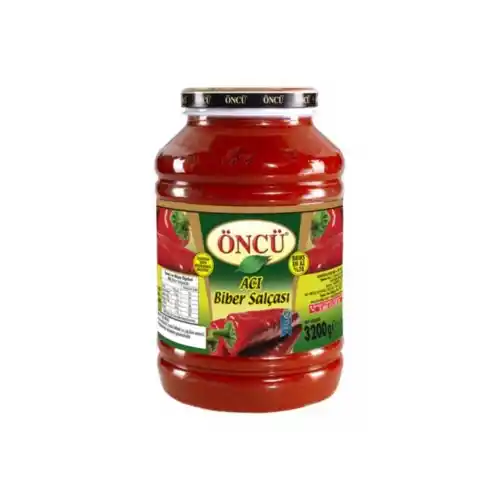 Öncü Acı Biber Salçası 3200 Gr