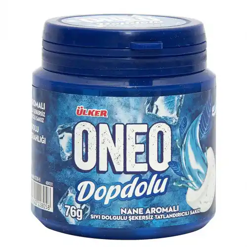 Oneo Dopdolu Nane Şişe Sakız 76gr