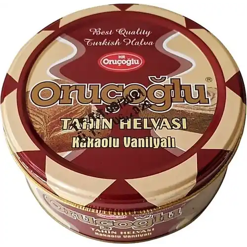 Oruçoglu Tahin Helvası Kakaolu 3600 Gr Teneke