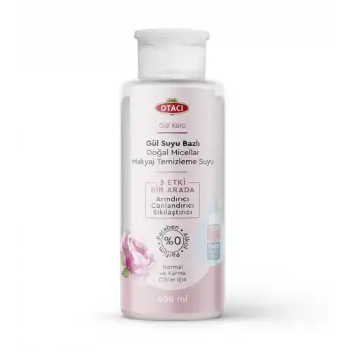 Otacı Gül Kürü Micellar Makyaj Temizleme Suyu 400 Ml