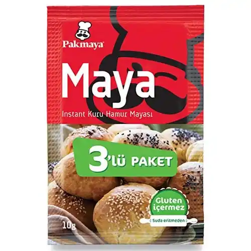 Pakmaya Instant Kuru Hamur Mayası 10 gr 3lü