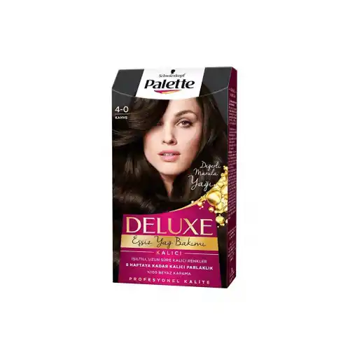 Palette Deluxe Saç Boyası No: 4.0 Kahve