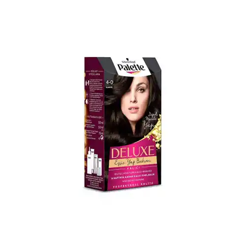 Palette Deluxe Saç Boyası No: 4.0 Kahve