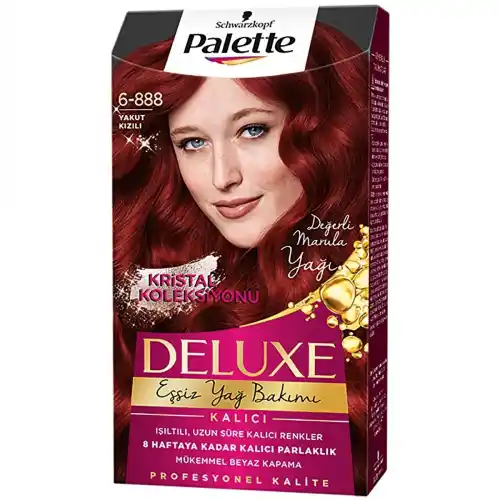 Palette Deluxe Saç Boyası 6-888 Yakut Kızılı 50ml