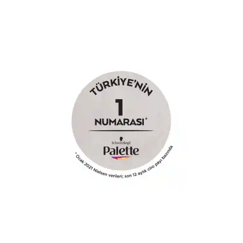 Palette Doğal Renkler Saç Boyası 12-1 Küllü Buzul Sarısı 50ml