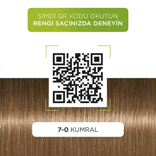 Palette Doğal Renkler Saç Boyası 7-0 Kumral 50ml