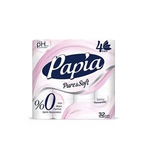 Papia 4katlı Tuvalet Kağıdı 32li