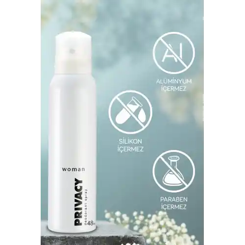 Privacy Deo 150 Ml Women Sprey Paket 3lü